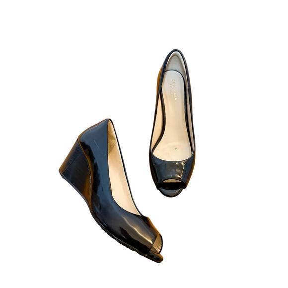 Cole Haan Wedges Sz 7.5 - Picture 1 of 7